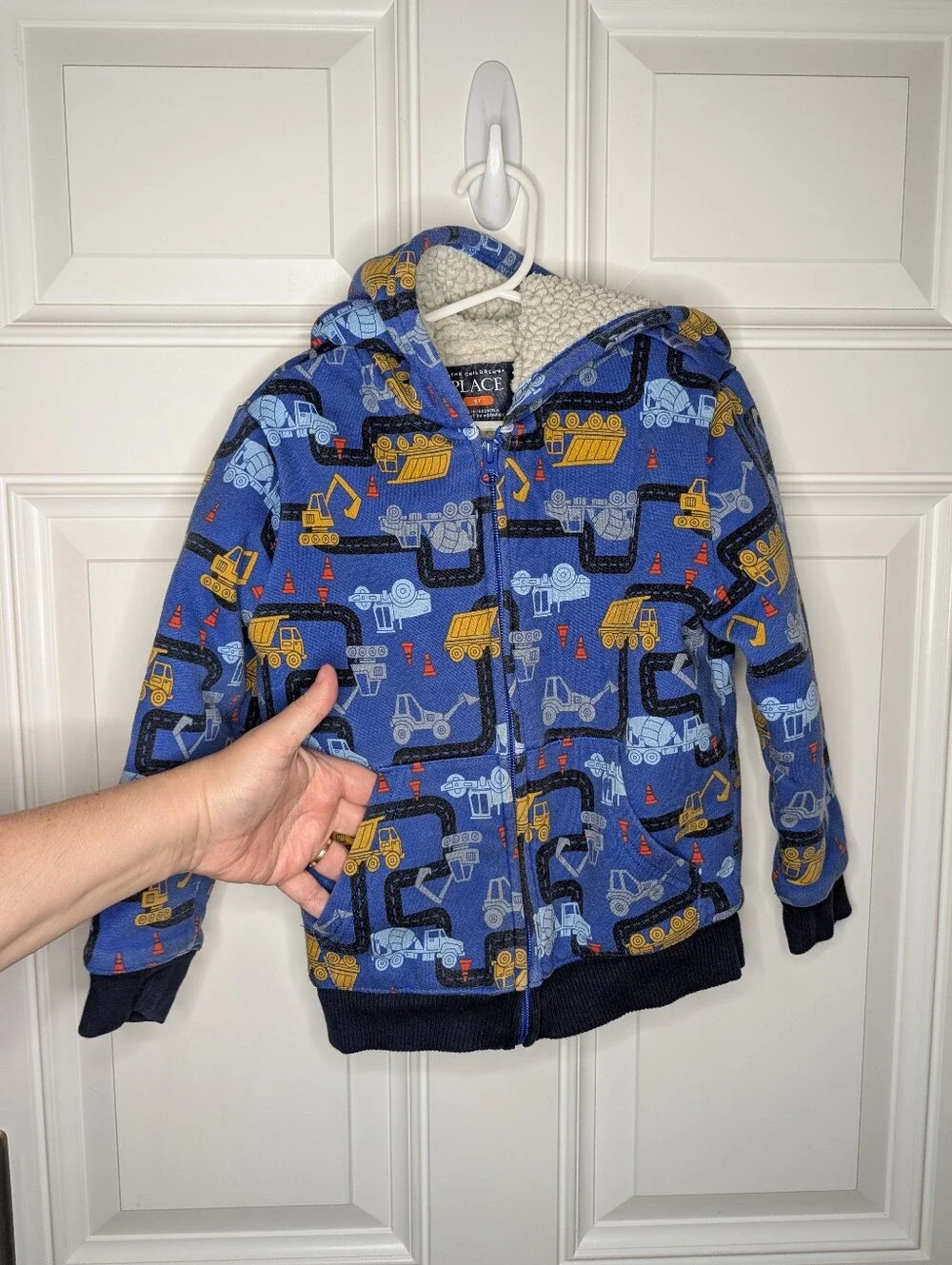 The Children's Place Boys 5T Warm Lined Construction Truck Jacket